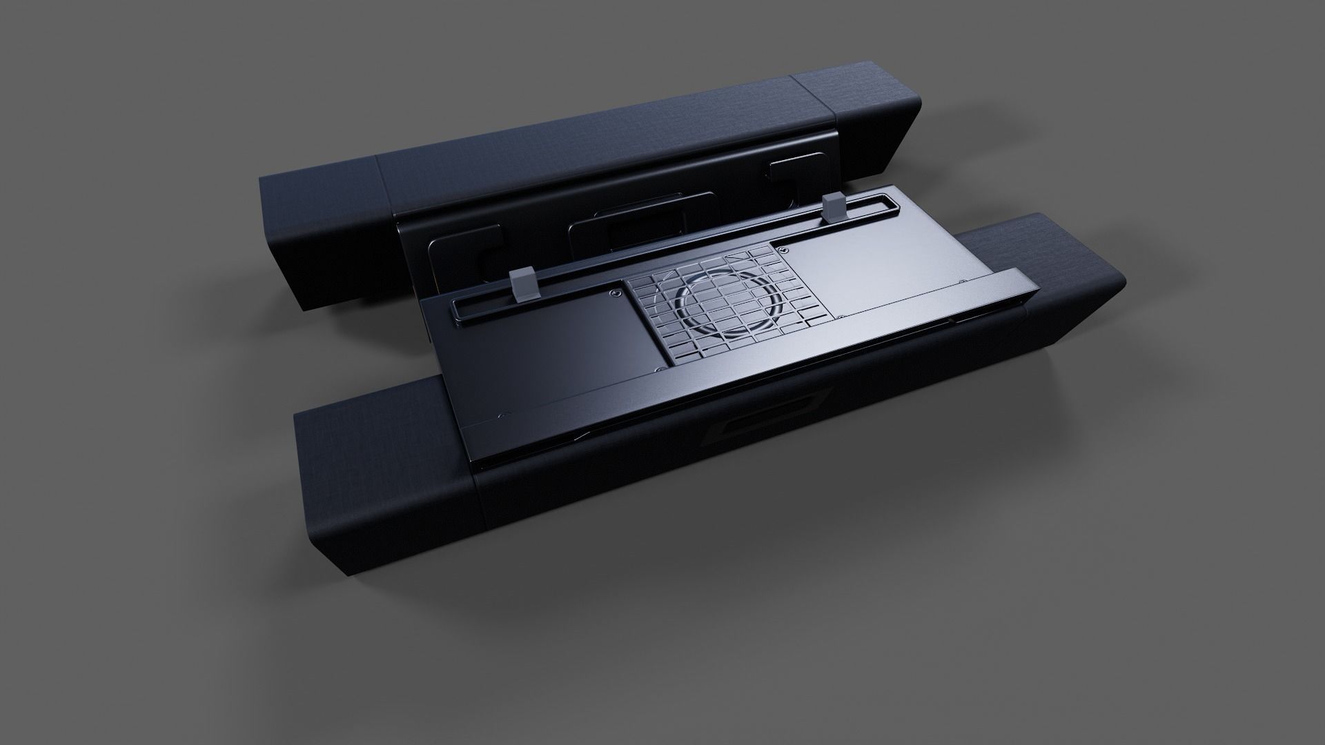 Sound Bar - Low Poly Low-poly 3D model_9