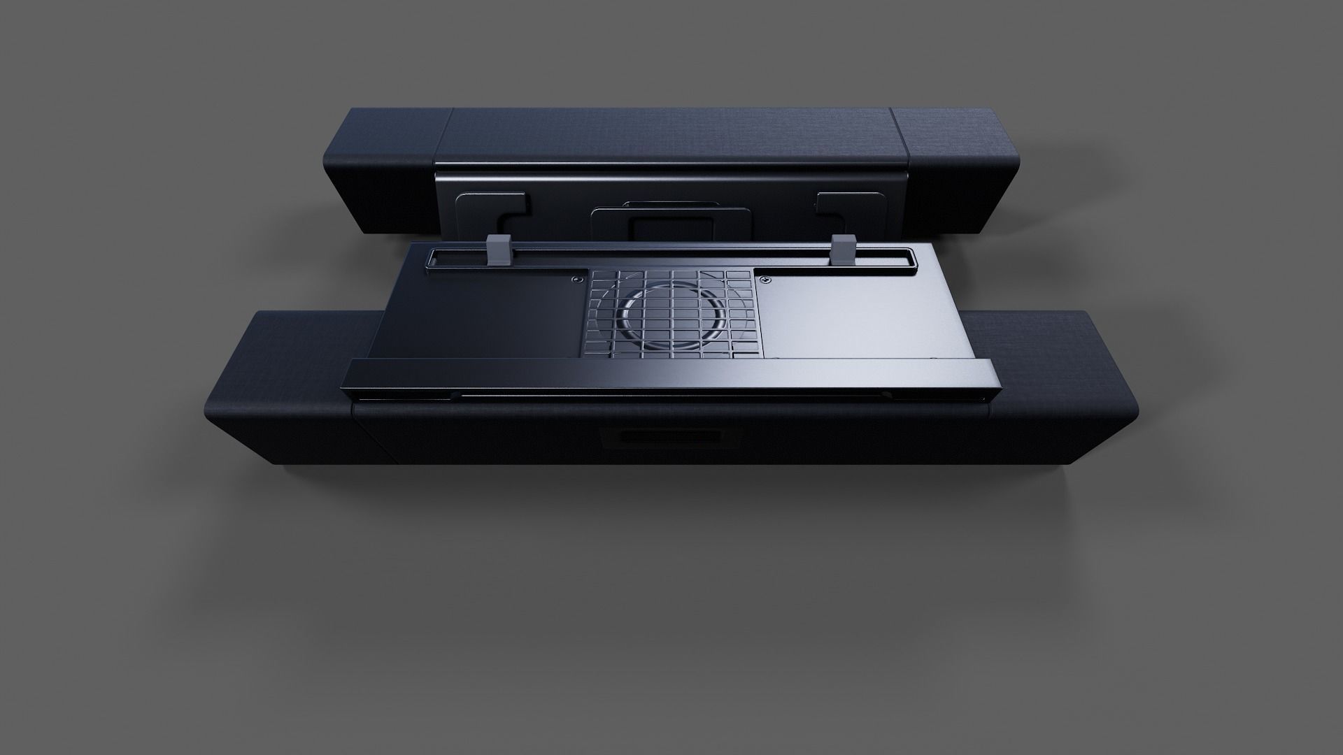 Sound Bar - Low Poly Low-poly 3D model_8