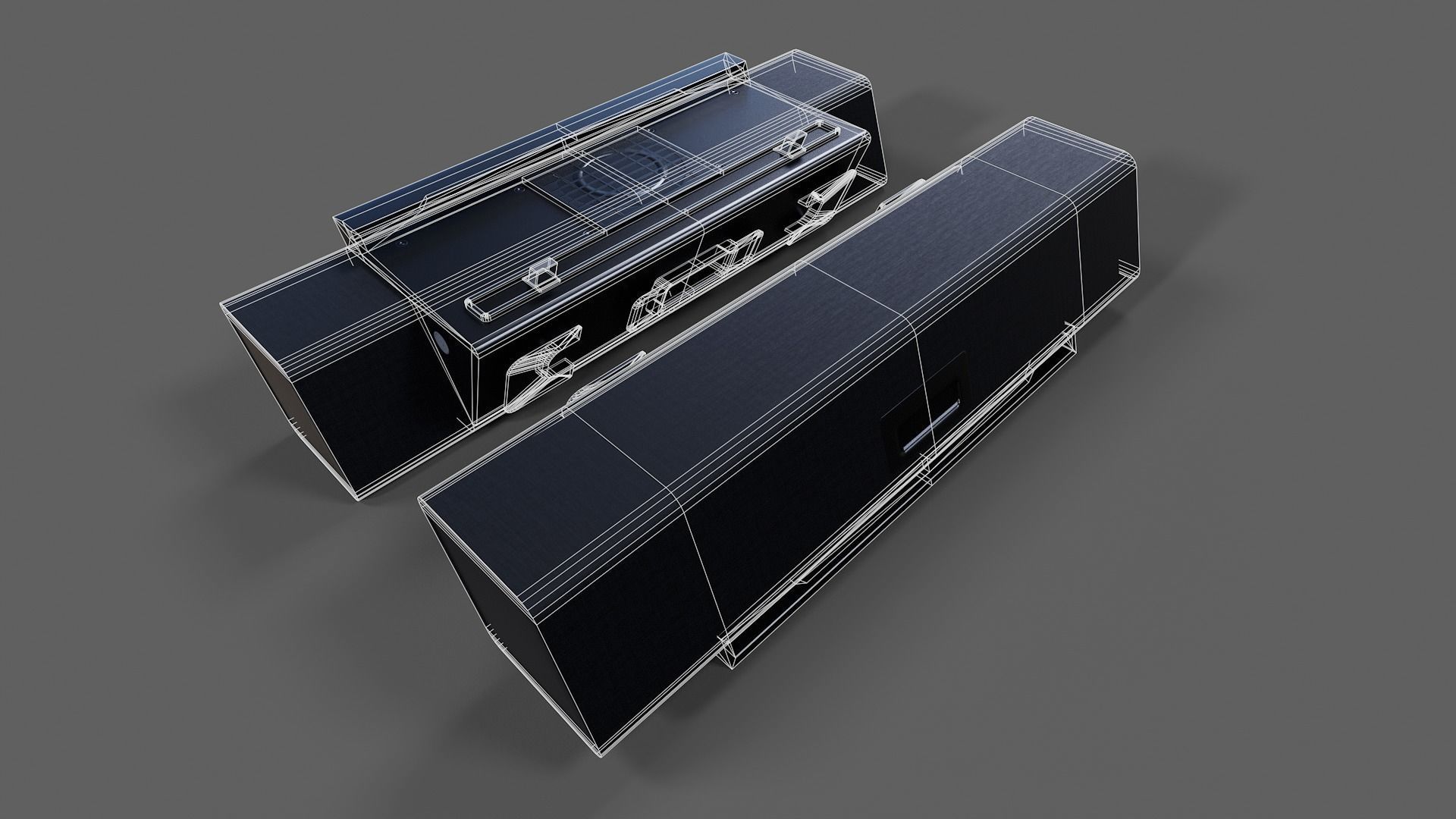 Sound Bar - Low Poly Low-poly 3D model_17