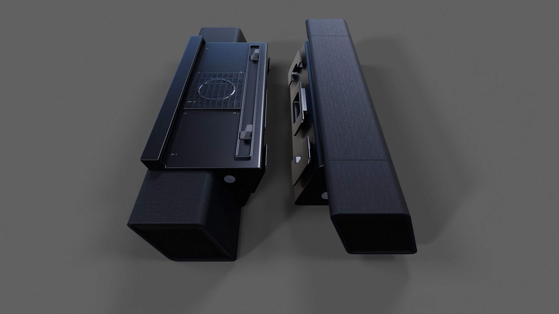 Sound Bar - Low Poly Low-poly 3D model_4