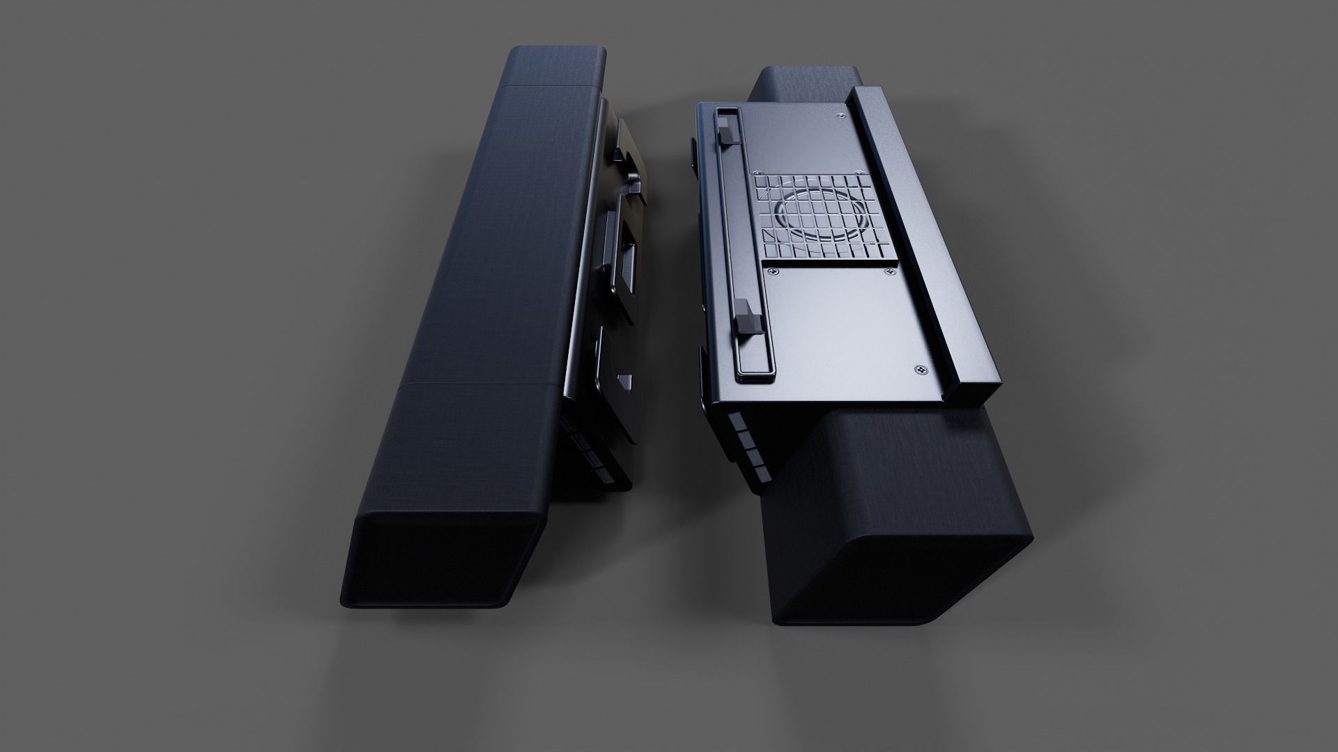 Sound Bar - Low Poly Low-poly 3D model_12