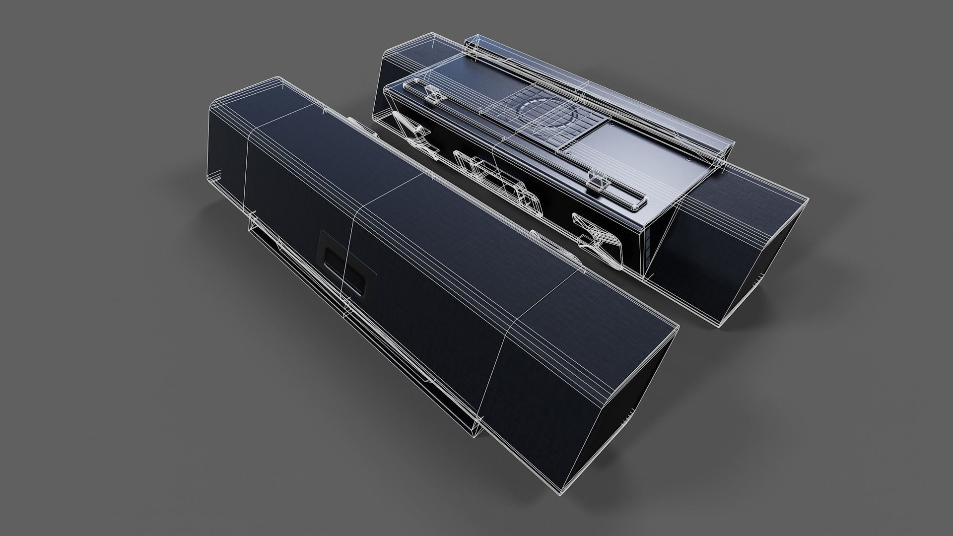 Sound Bar - Low Poly Low-poly 3D model_23