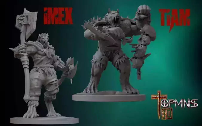 Wolfman 3D print model