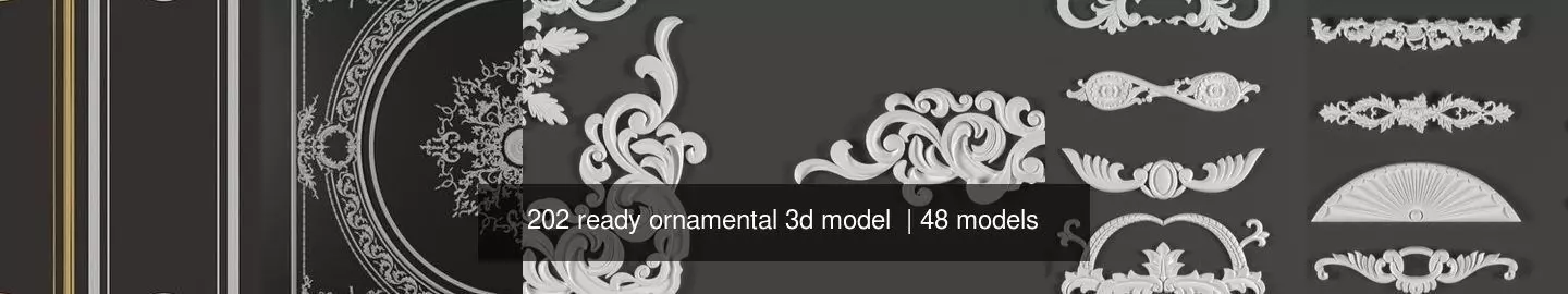 202 ready ornamental 3d model 3D Model Collection_10