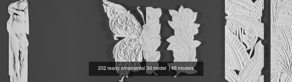 202 ready ornamental 3d model 3D Model Collection_23