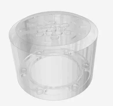 PEDESTAL TYPE-A D60 H40 F3x30deg 3D print model_0