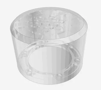 PEDESTAL TYPE-A D60 H40 F3x45deg 3D print model_0