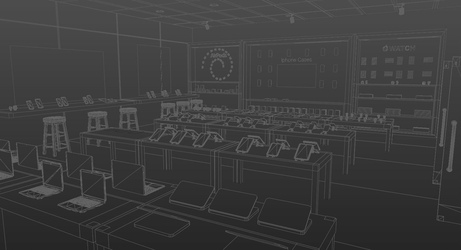 Apple Store 3D model_12