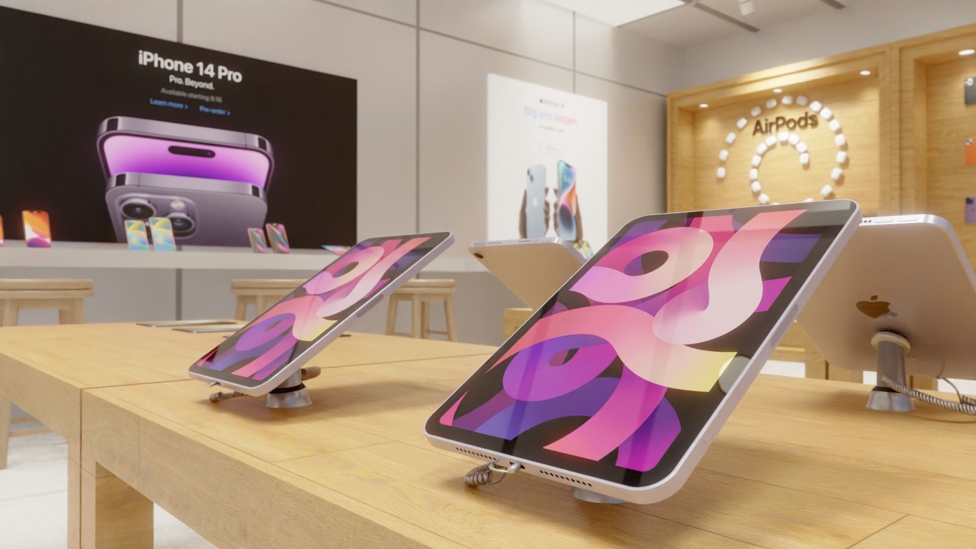 Apple Store 3D model_9