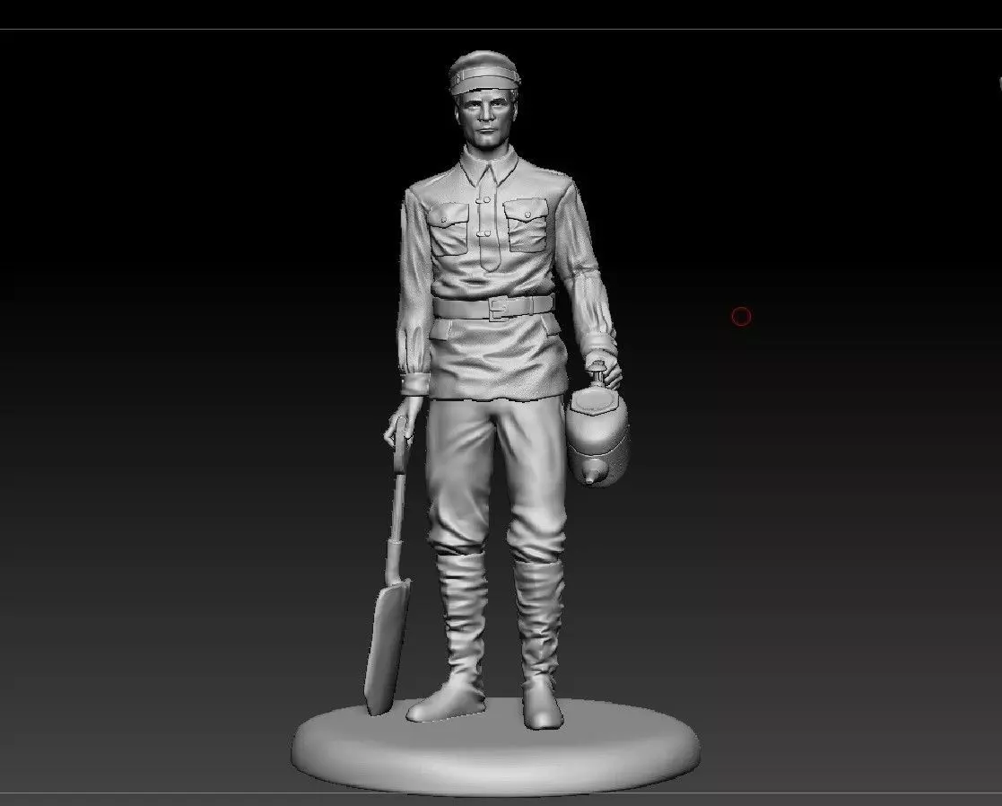 Russian writer poet Andrei Platonov 3D print model_0