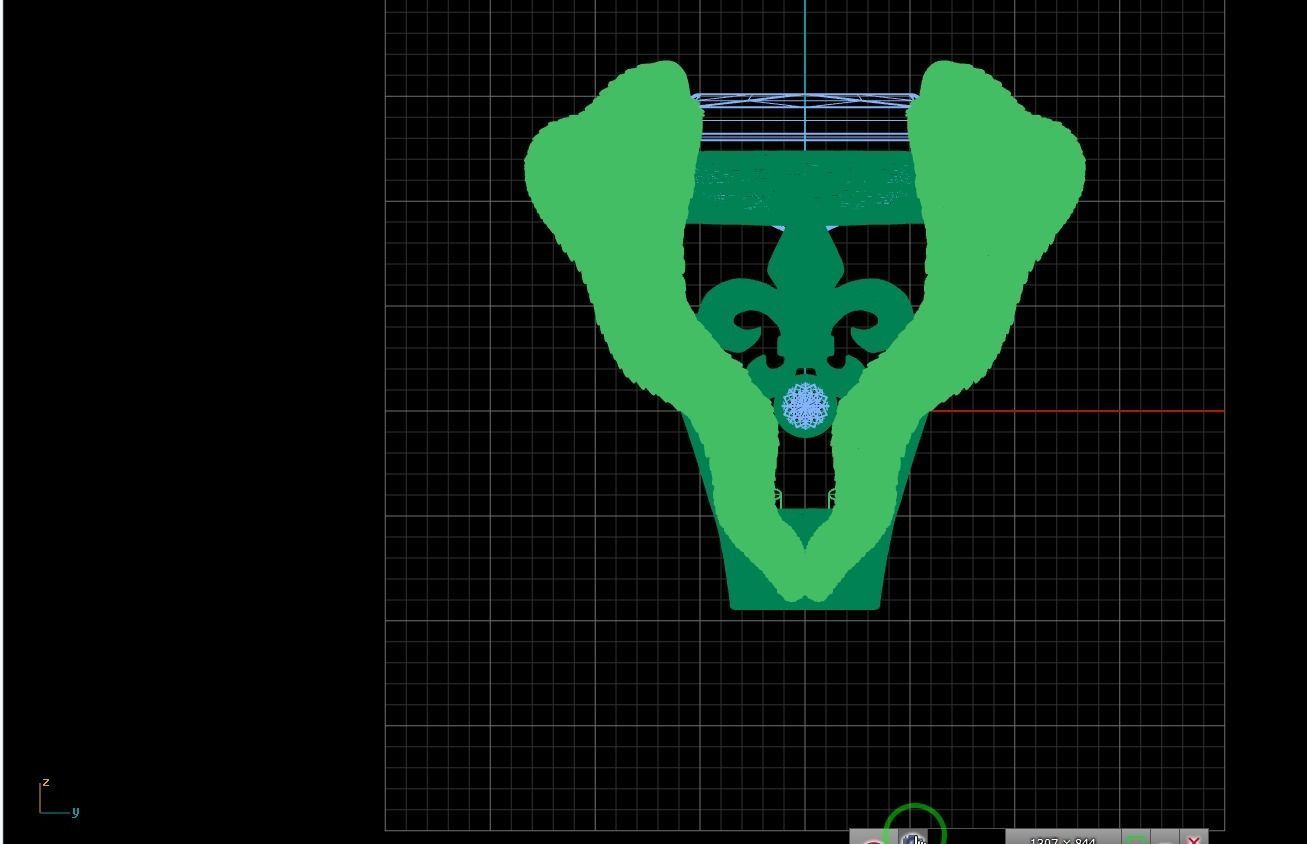 Snake Ring  3D print model_1