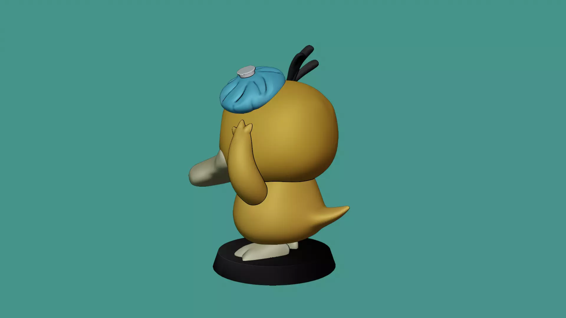 PSYDUCK POKEMON 3D print model_0
