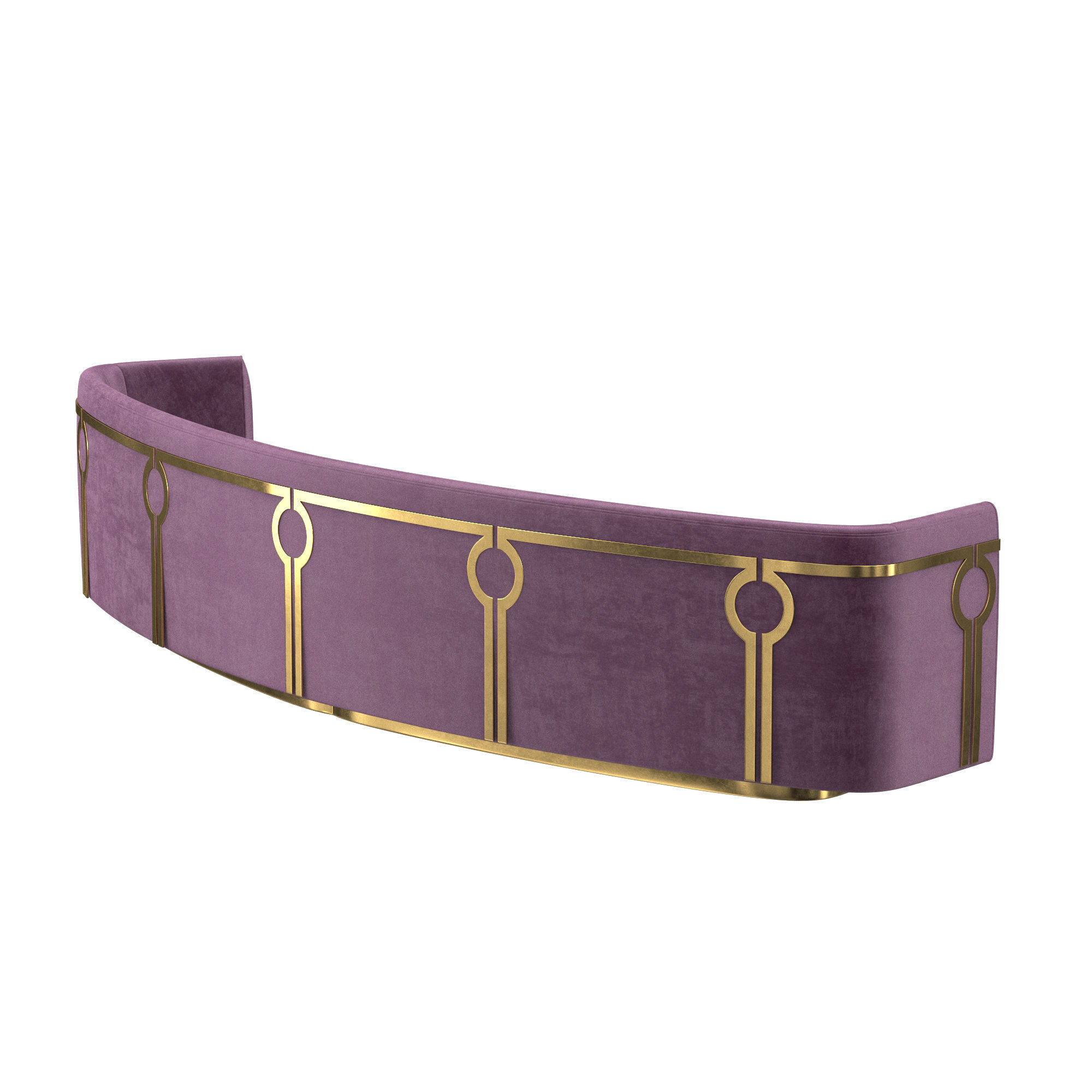 Lobby sofa 112 3D model_5