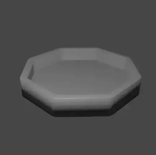 Printable Octagon Dice Tray