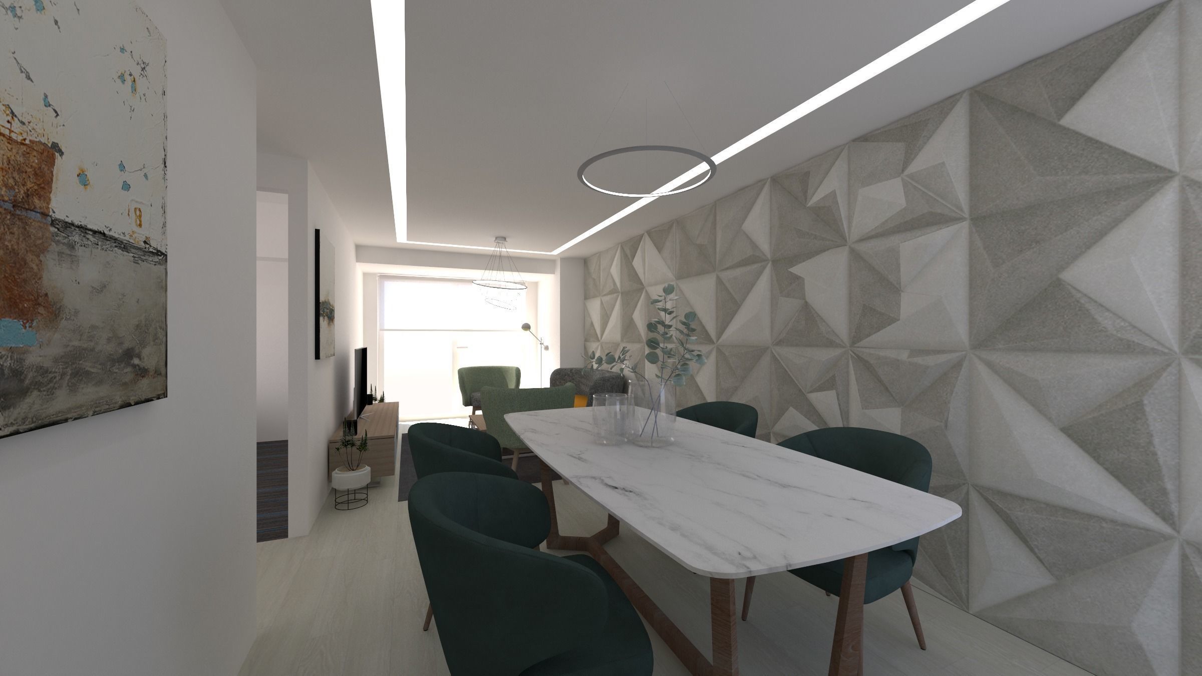 MINIMAL APARTMENT 3D model_2
