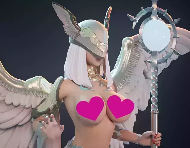 3D Print model - lady mage 3D print model