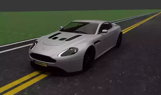 aston martin V12 Vantage 2016 3D model