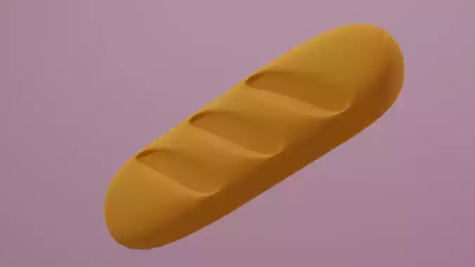 Low Poly Bread