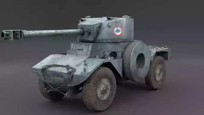 PANHARD AMD 178B  Low-poly 3D model