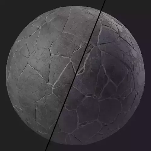 Pavement Materials 48- BrushRock Stone Paving  Sbsar 4k Seamless