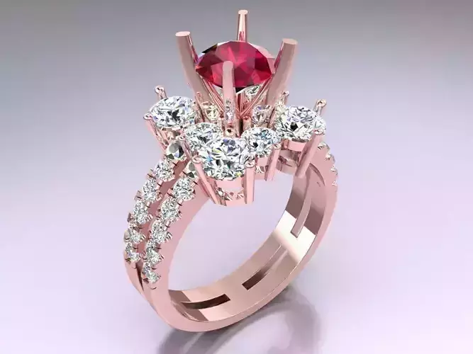 Diamond Ring  - N3977 3D print model