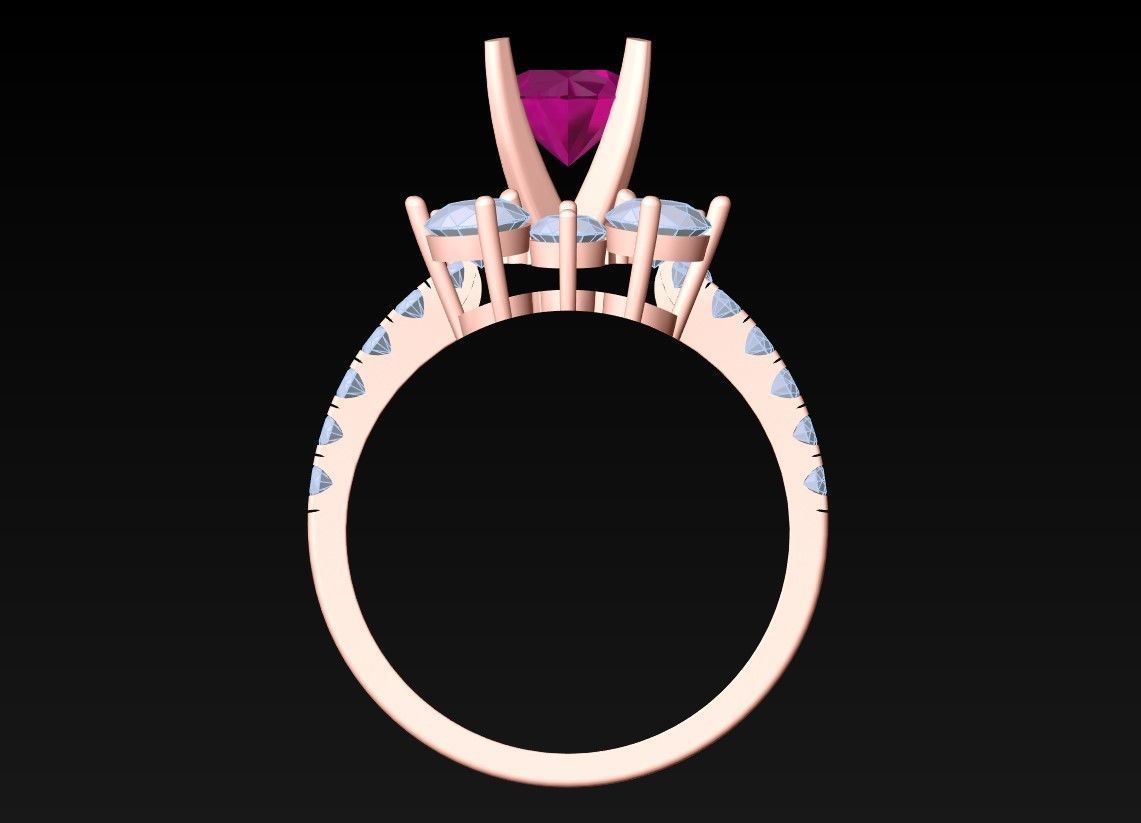 Diamond Ring  - N3977 3D print model_6