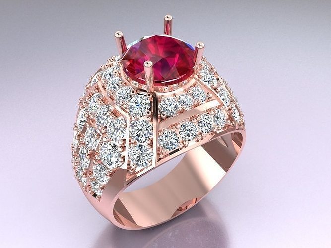 Diamond Ring  - N3043 3D print model