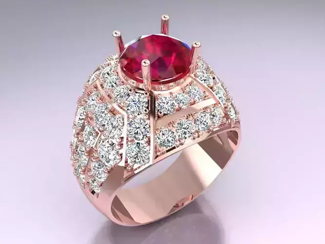 Diamond Ring  - N3043 3D print model