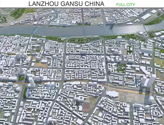 Lanzhou Gansu China 75km