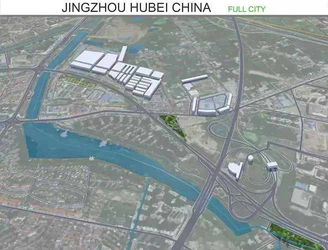 Jingzhou Hubei China 30km