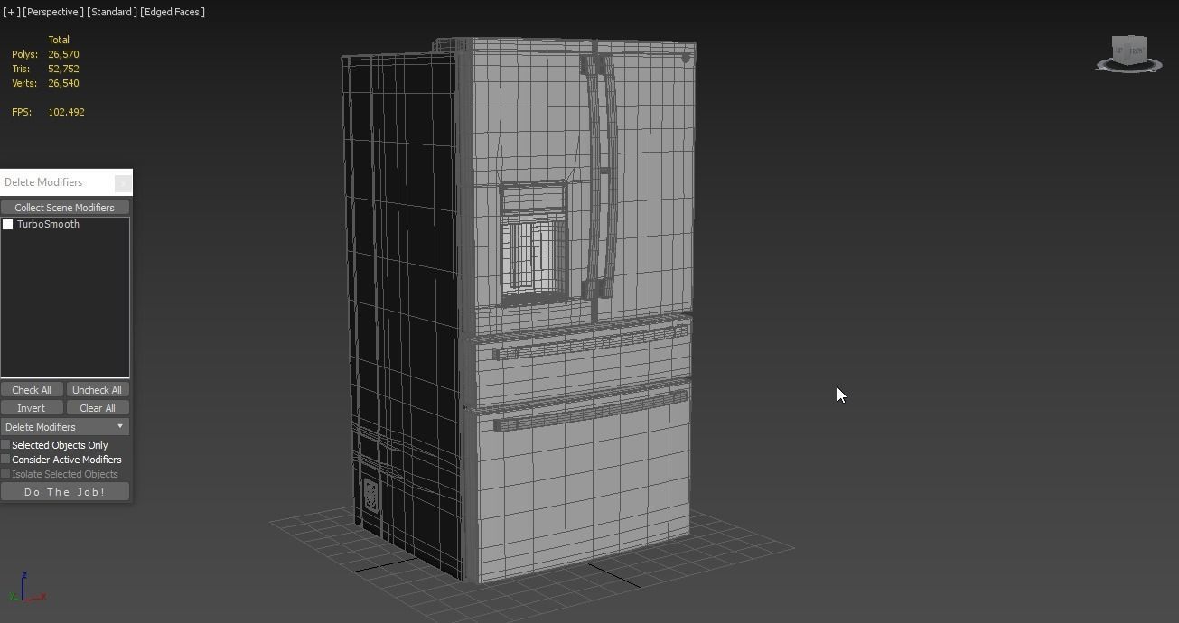 GE Profile French-Door Refrigerator PVD28BYNFS 3D model_3