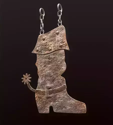 Old sign for a shoemakers shop