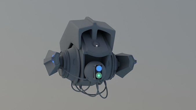 drone sci fi 3D model