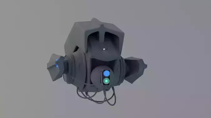 drone sci fi 3D model
