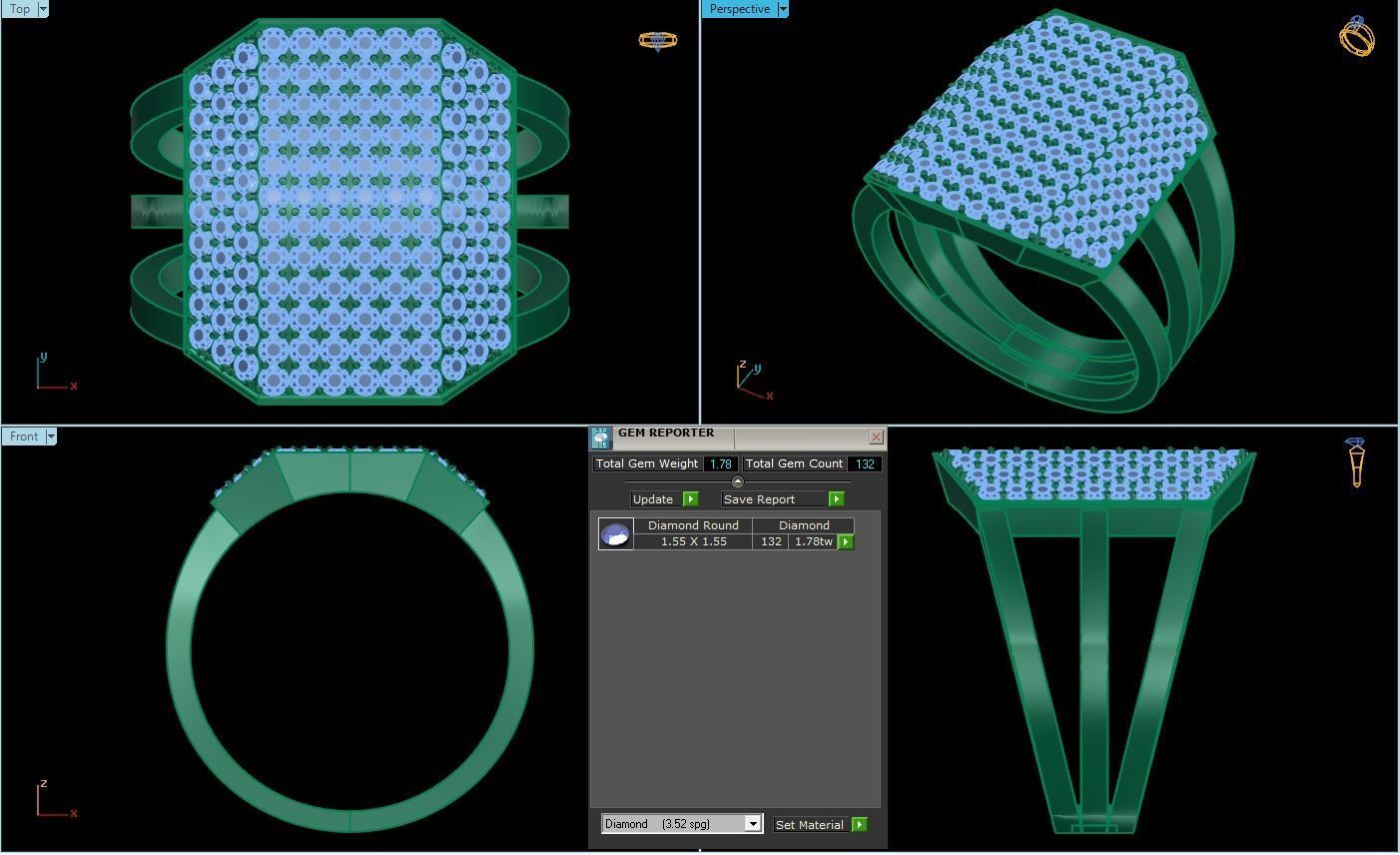 Bird 10 Ring so nice  3D print model_3