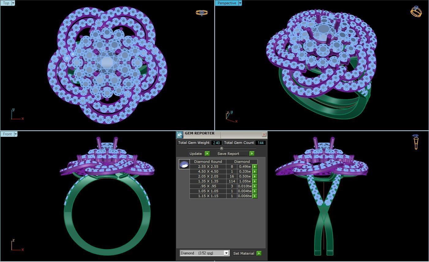 Bird 10 Ring so nice  3D print model_6