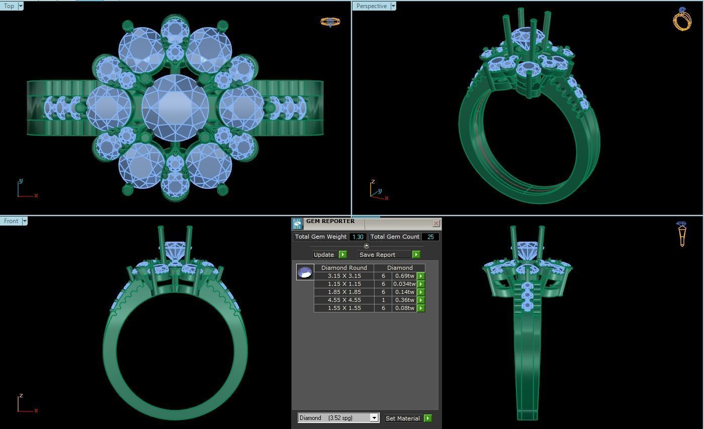 Bird 10 Ring so nice  3D print model_5