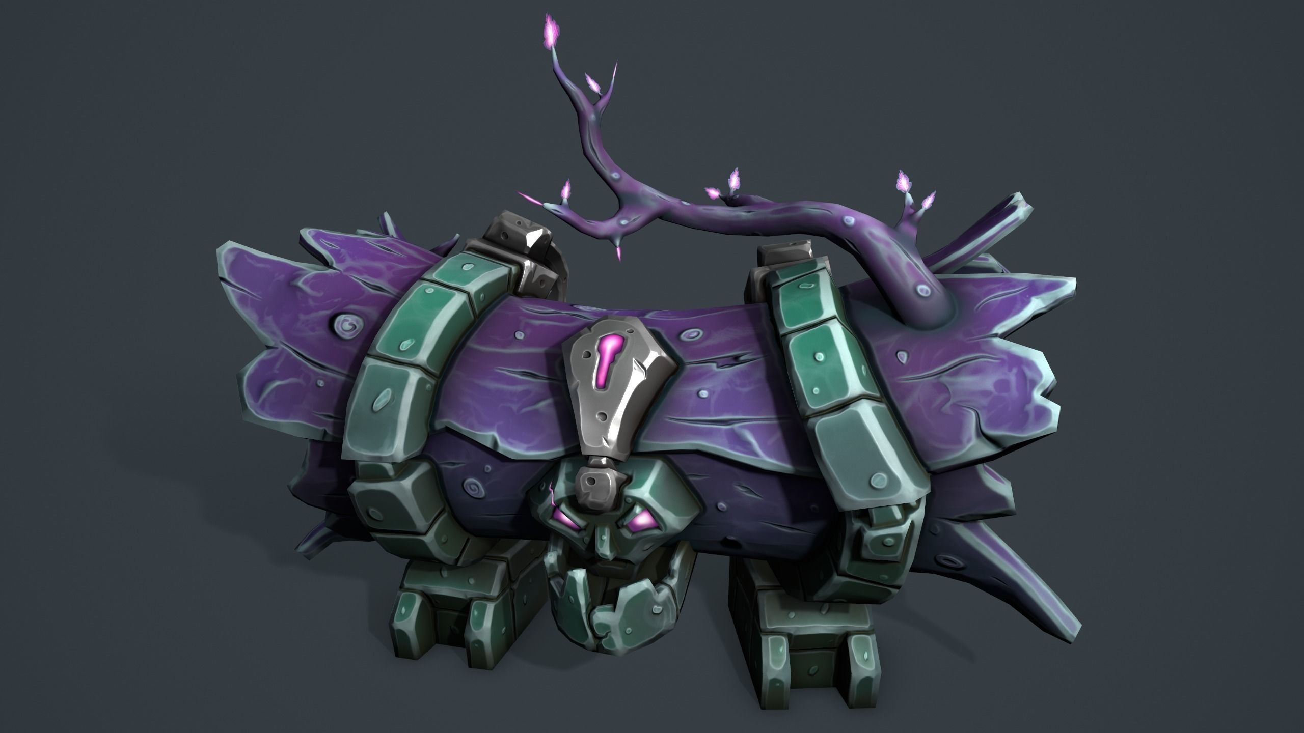 Log chest 3d print 3D print model_12