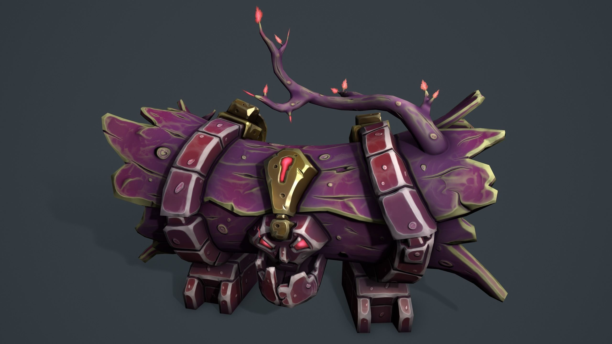 Log chest 3d print 3D print model_13