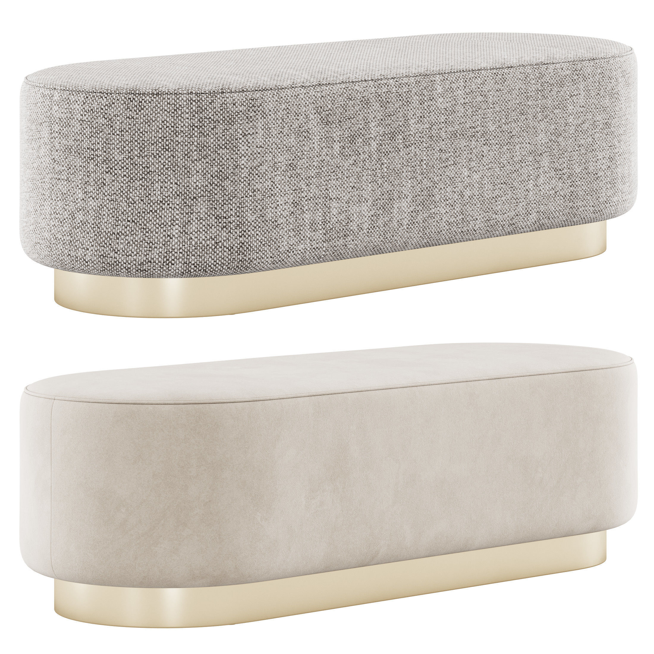 The Pill Ottoman 3D model_1