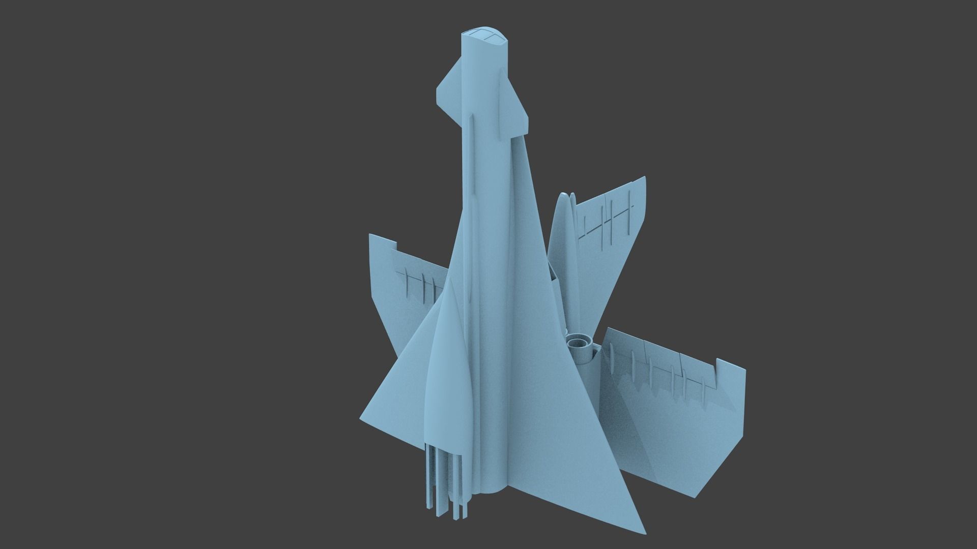 sukhoi t-4 3D print model_2