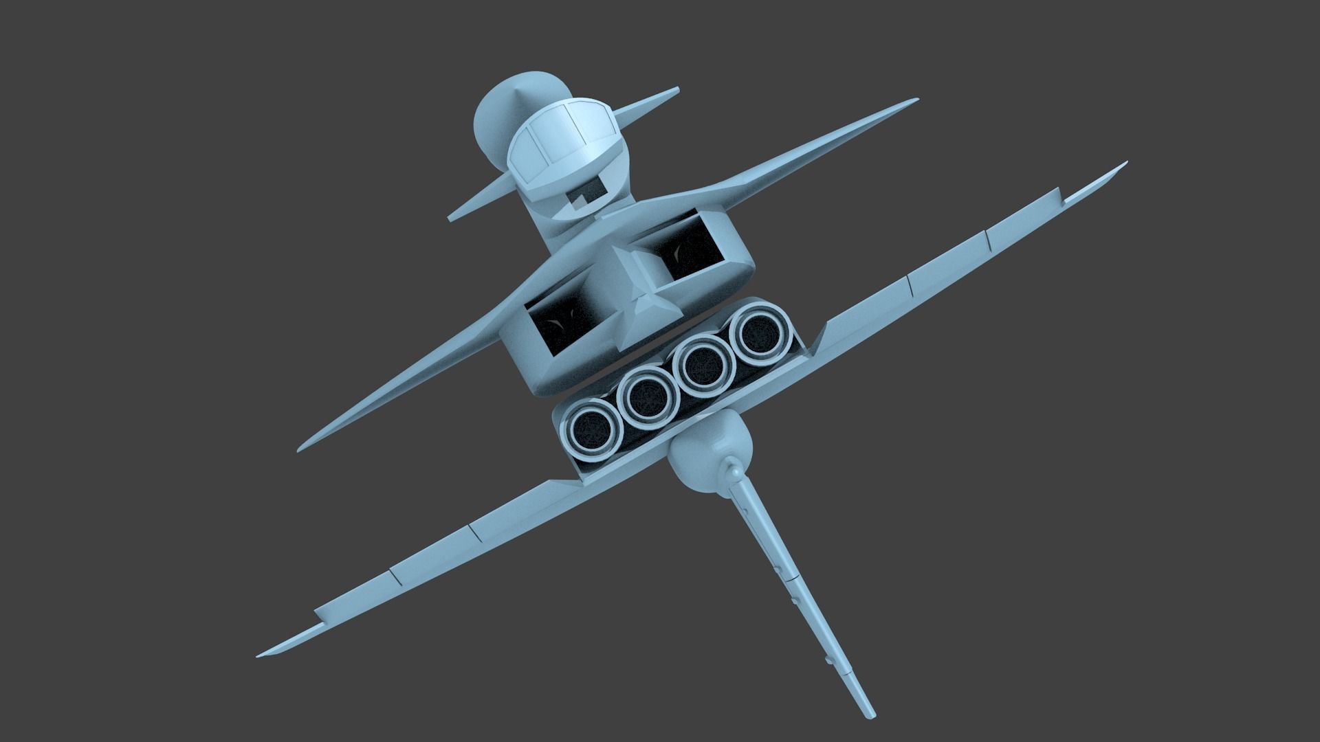sukhoi t-4 3D print model_3