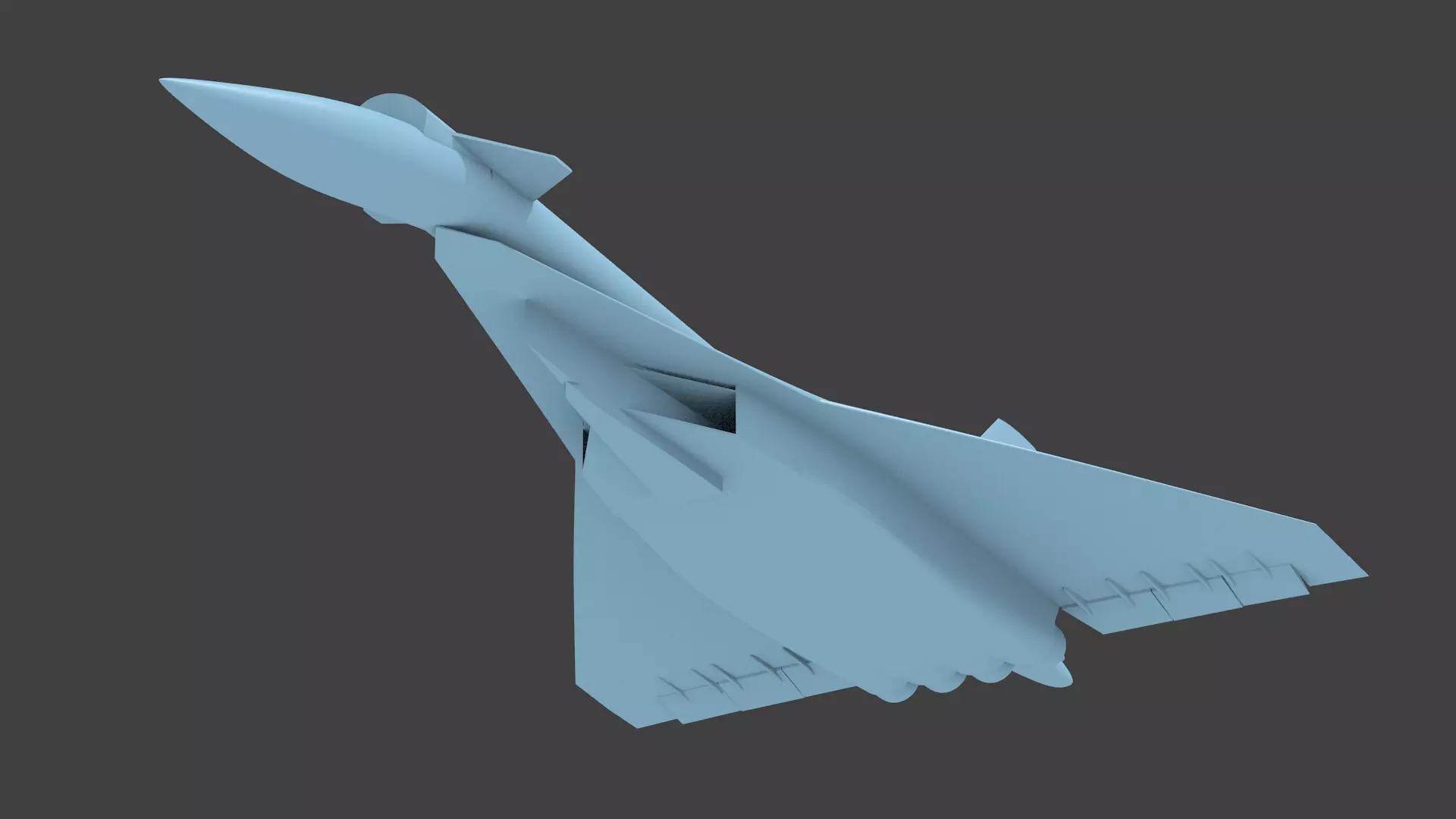 sukhoi t-4 3D print model_0