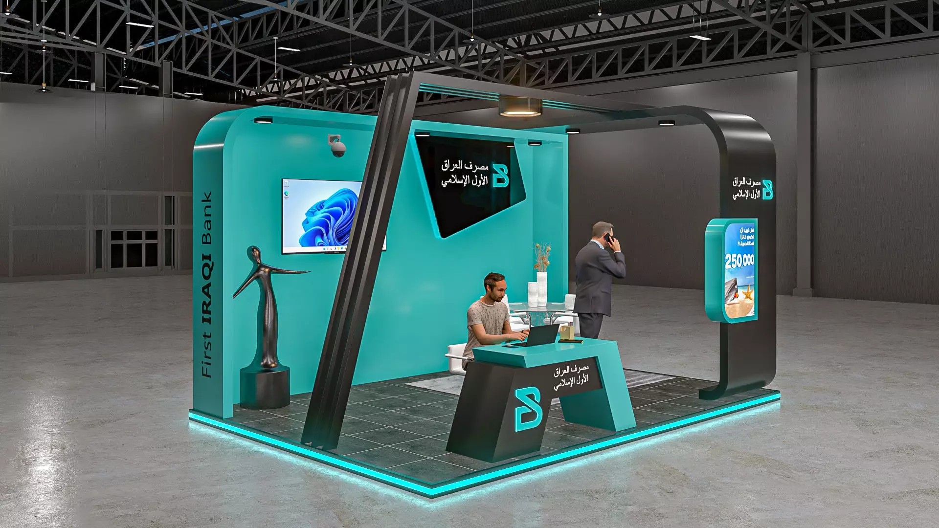 Exhibition Stand  3D model_0