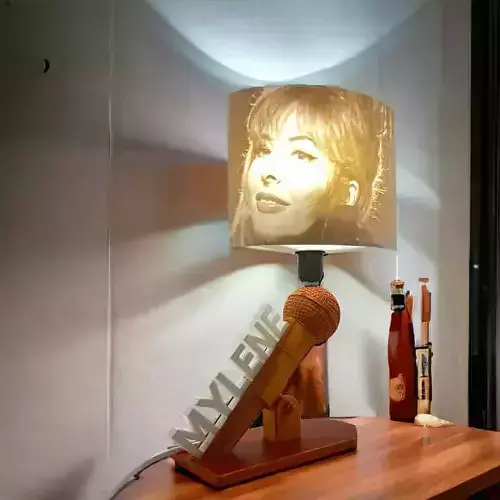 Mylene Farmer Lamp E14 3D print file 3D print model
