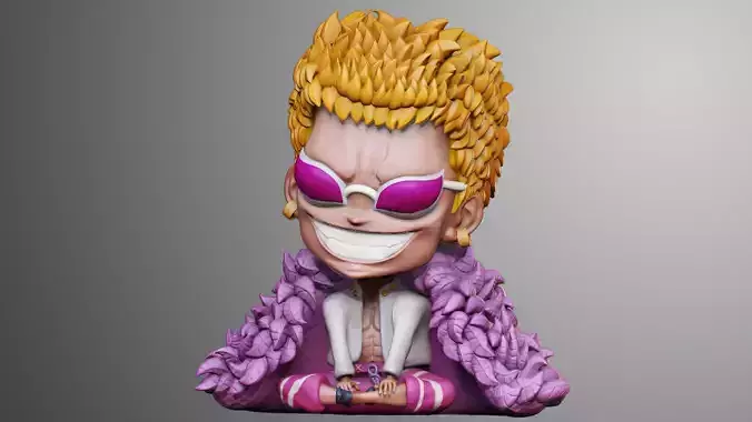 Doflamingo One Piece  Character  3D print model