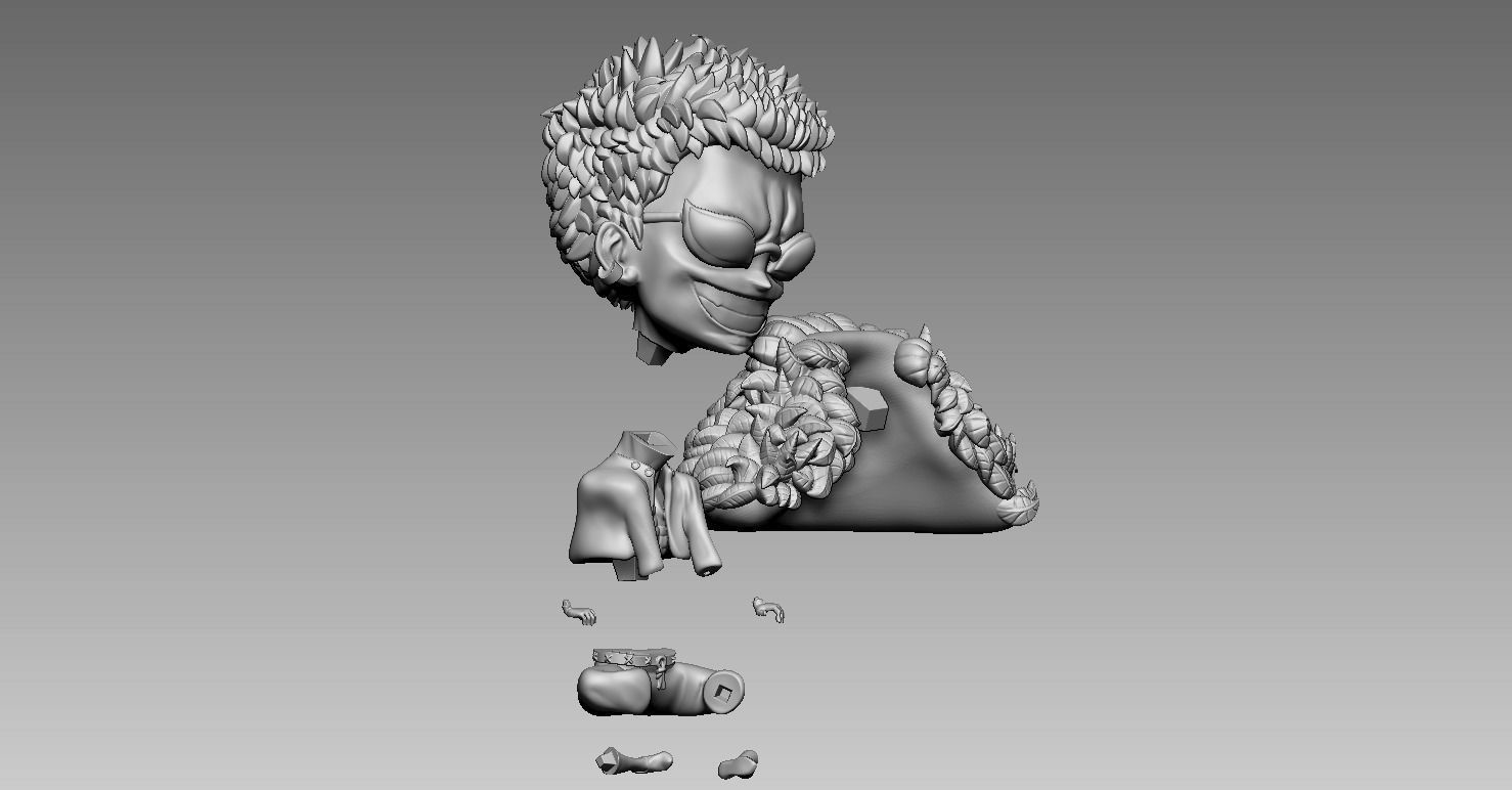 Doflamingo One Piece  Character  3D print model_4