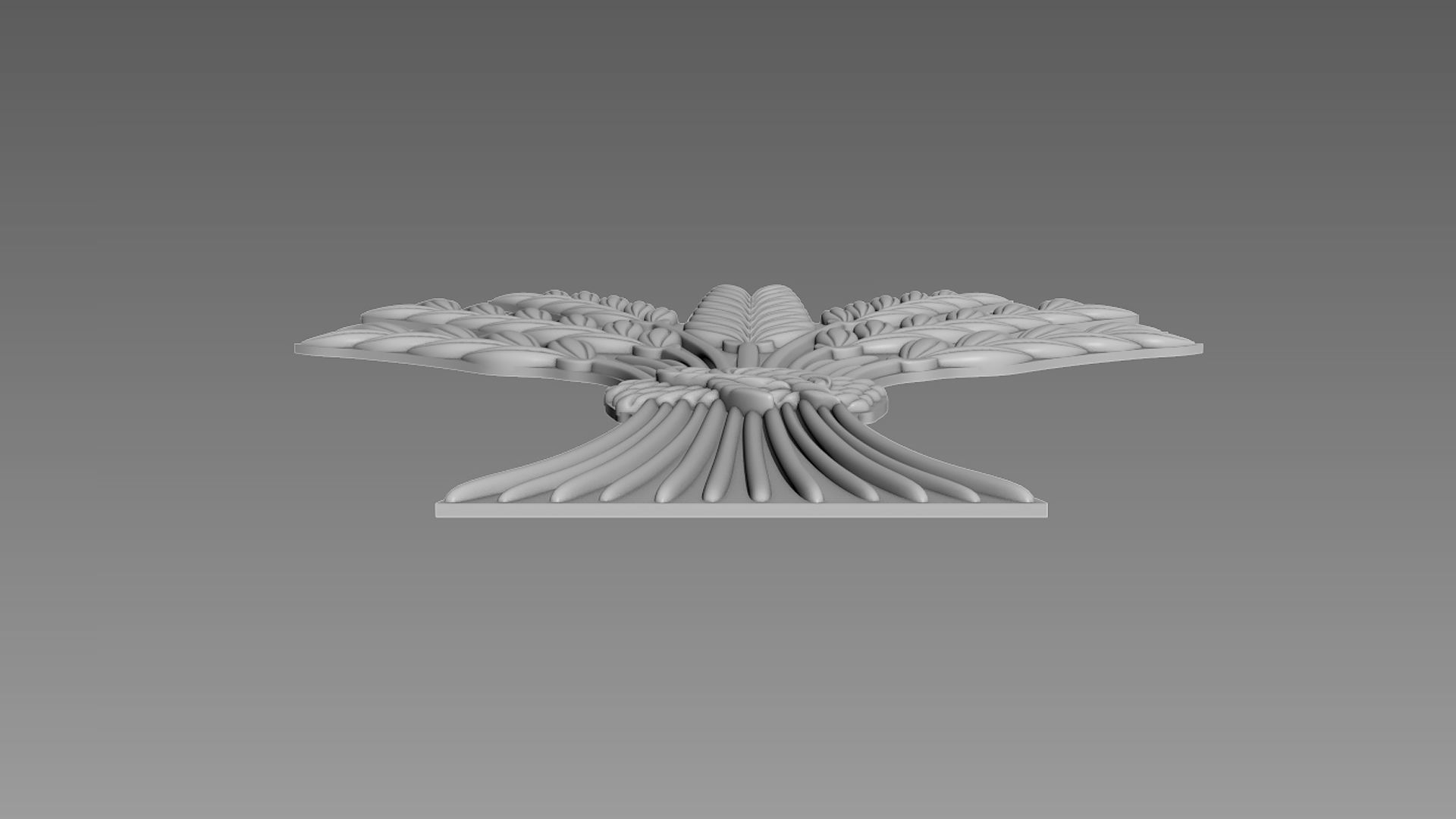 Spikelets of wheat 3D model_3