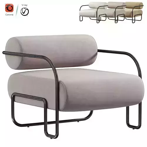 Contemporary lowchair SINCLAIR