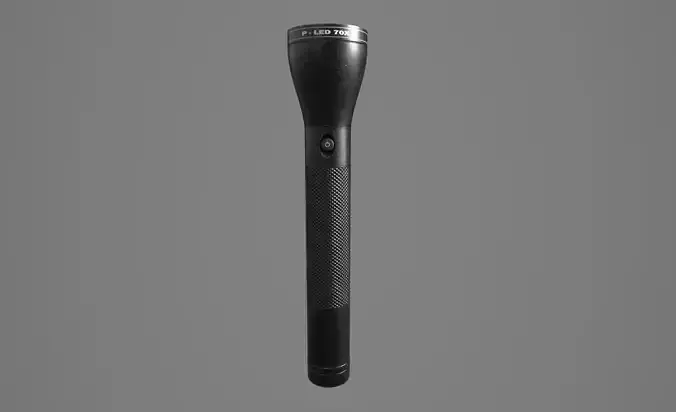 Flashlight Low-poly 3D model